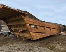 Caterpillar dump truck body