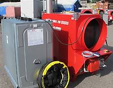 Heizung Set Zeltheizung Raumheizung 2202 KW Jumbo 200 T