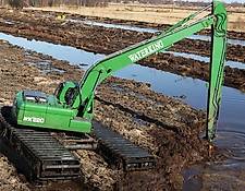 Marsh buggy swamp buggy